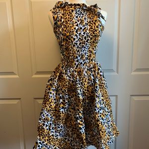 Leopard Print Bernie Dexter dress size Small